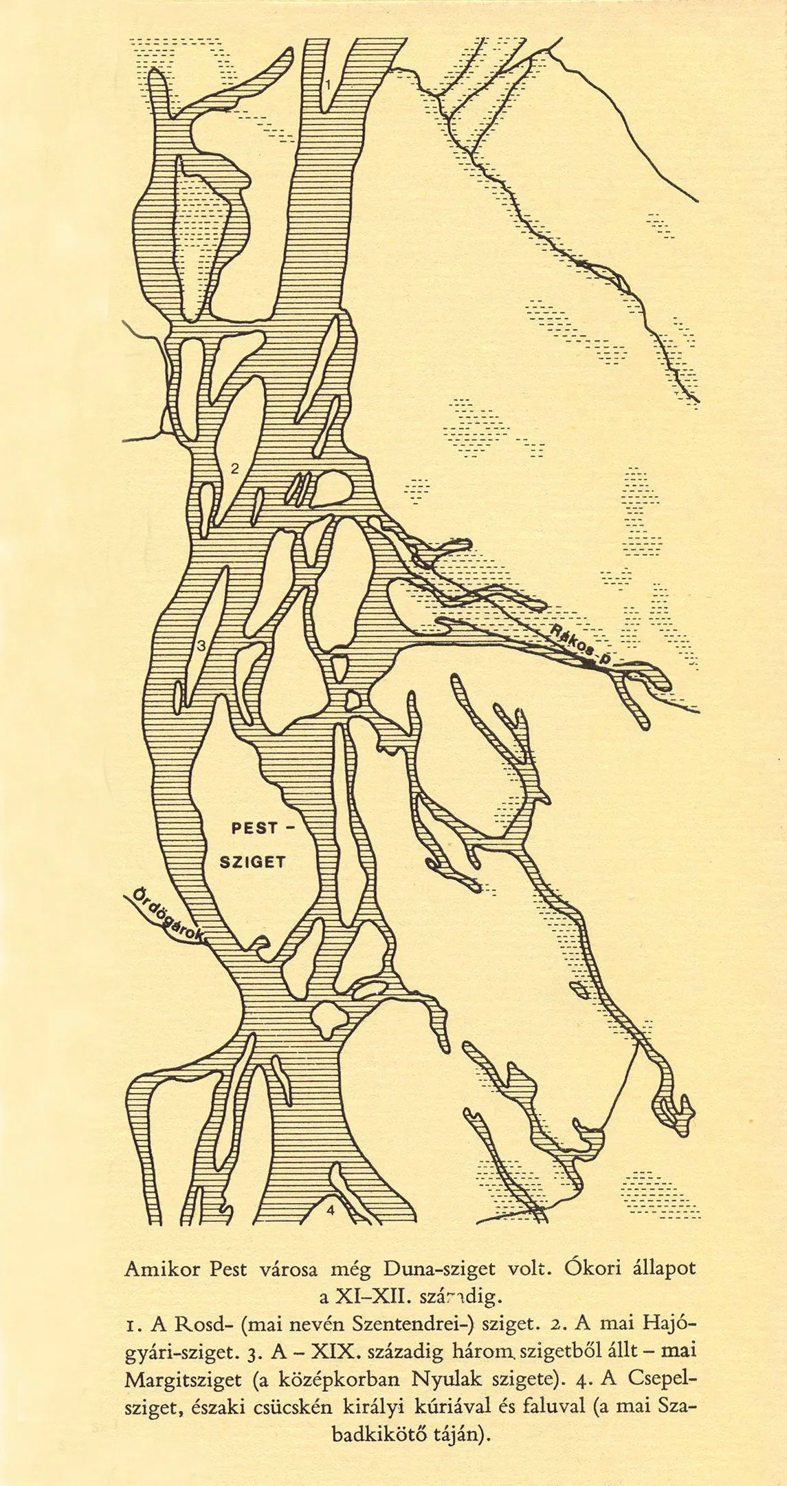 XI.-XII. század, a Duna Pestnél