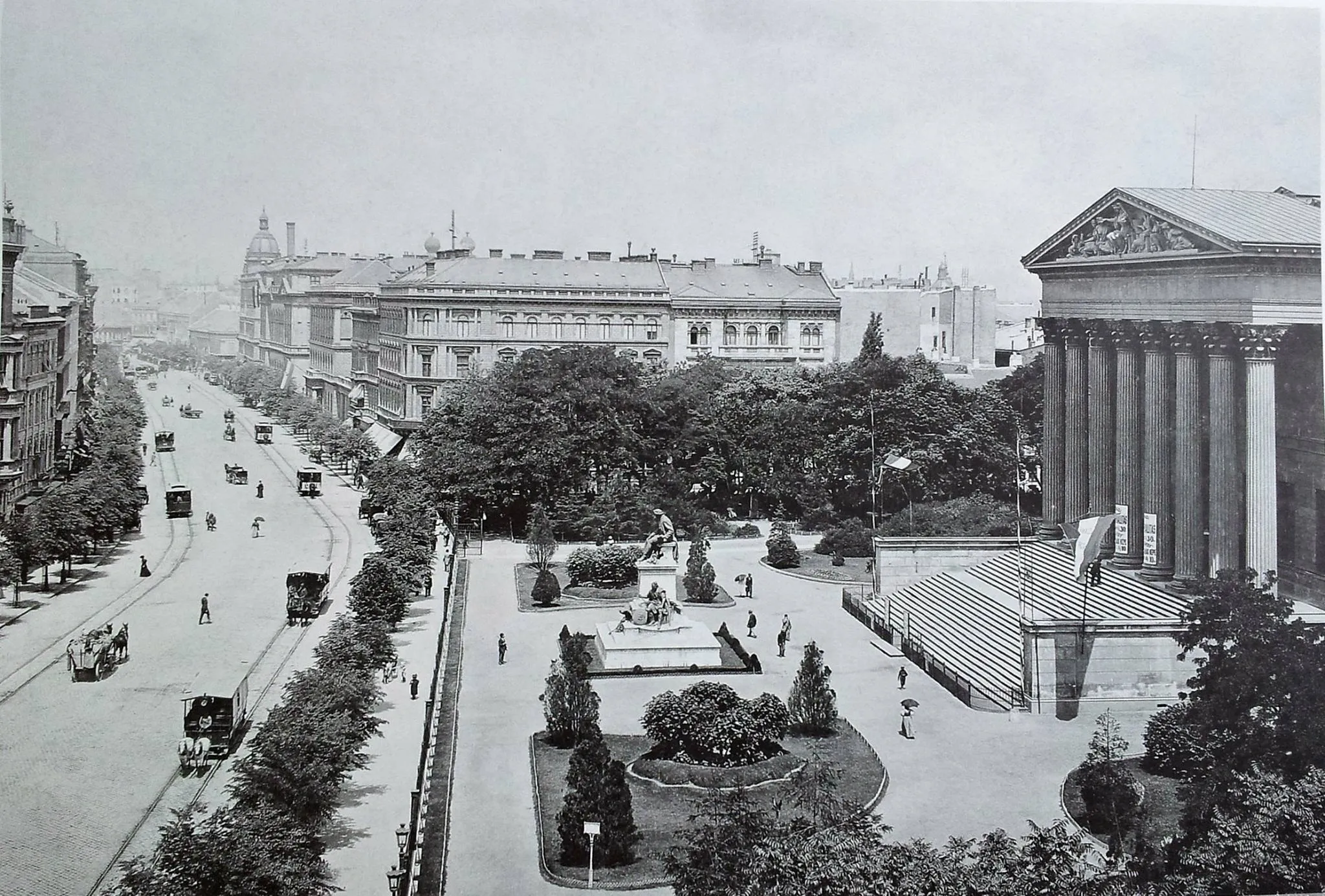 1890-es évek, Múzeum körút, Józsefváros, Palotanegyed