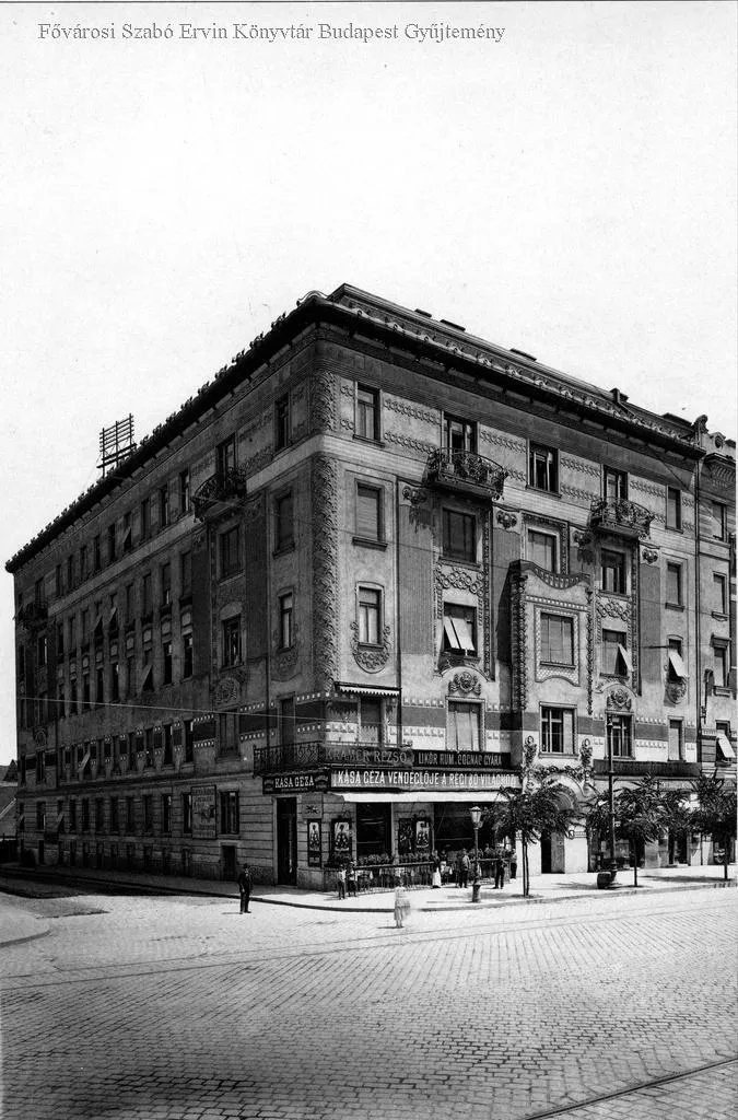 1900-as évek, Lipót (Szent István) körút a Tátra utcánál, Újlipótváros