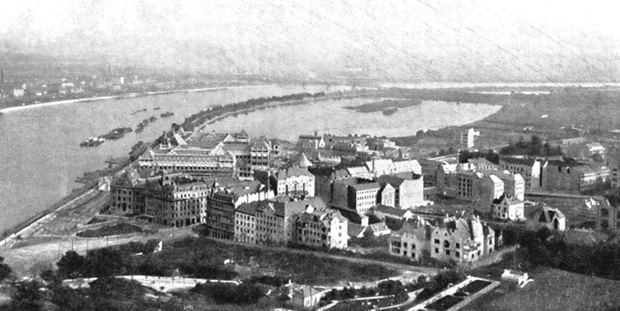 1910 táján, Gellért (Szent Gellért) tér Lágymányos