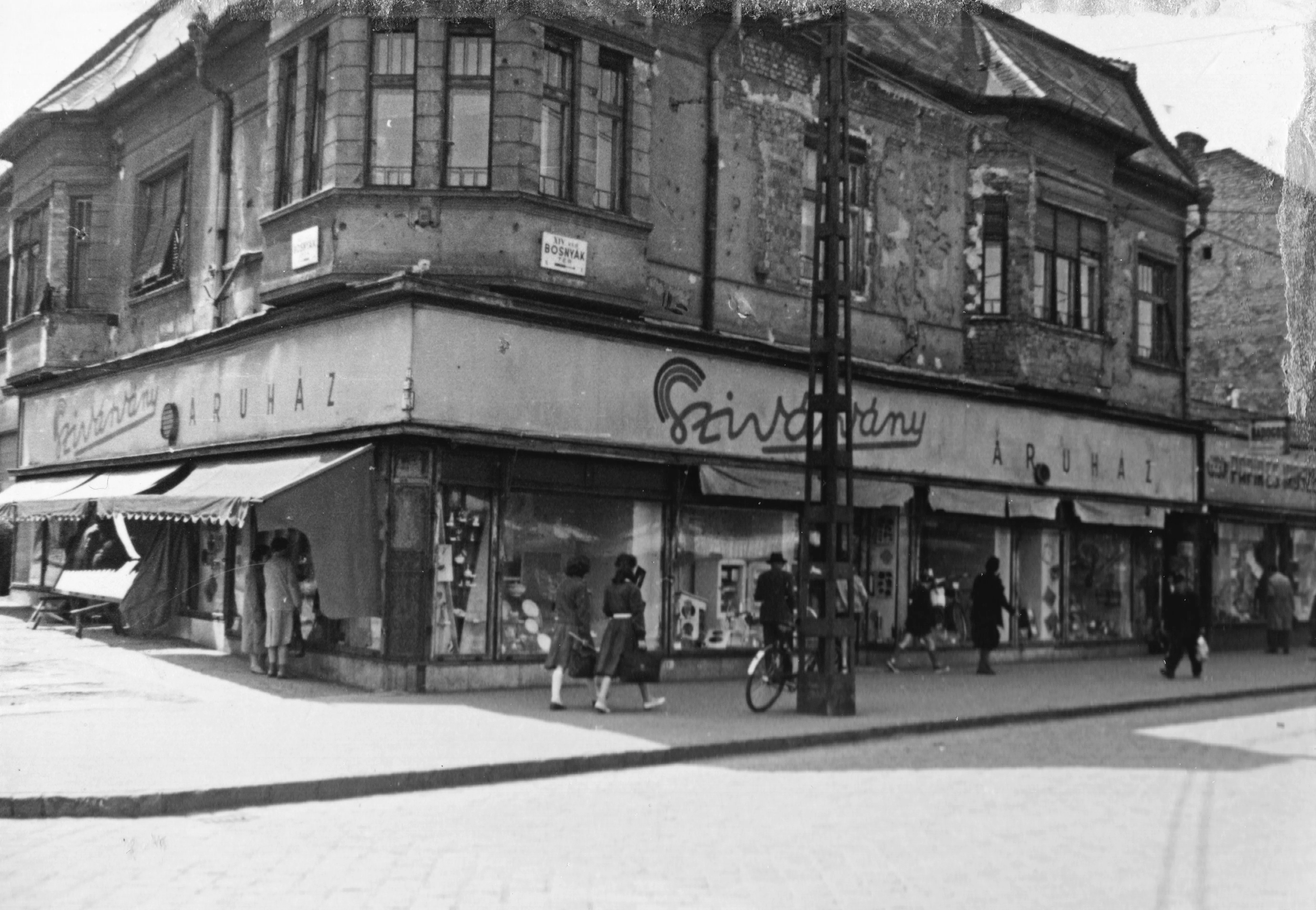 1960, Bosnyák tér a Bosnyák utcánál, Kiszugló