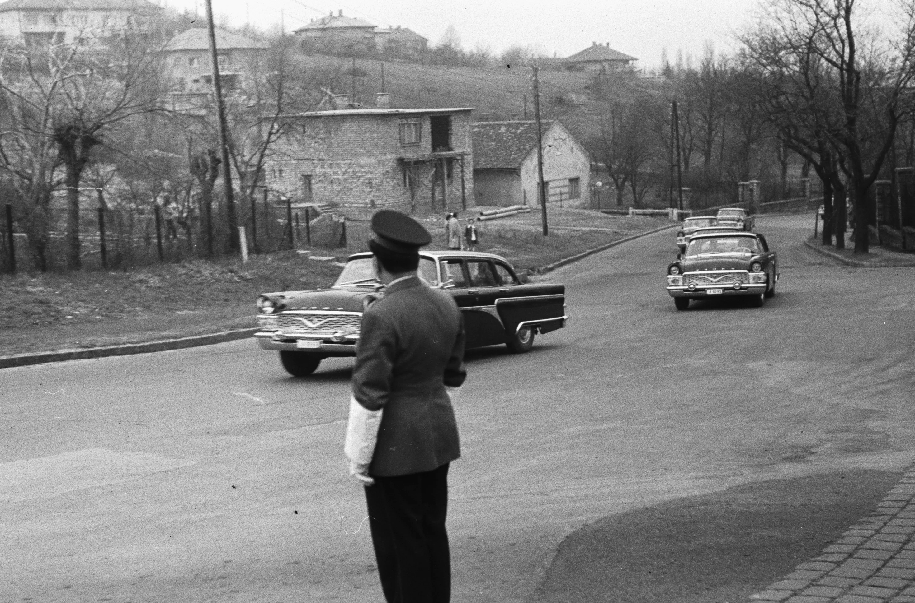 1962, Istenhegyi út az Orbán (Szent Orbán) térnél, Kissvábhegy
