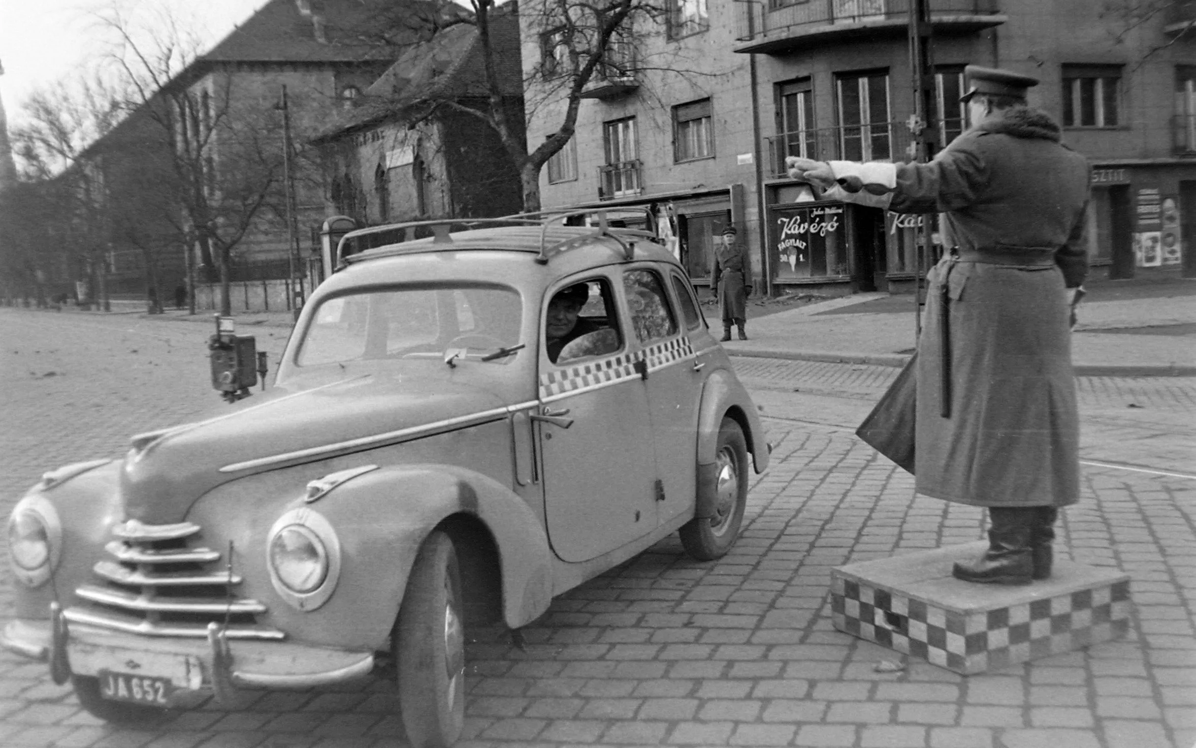 1950, Thököly út és a Vorosilov út kereszteződés, Zugló, Istvánmező