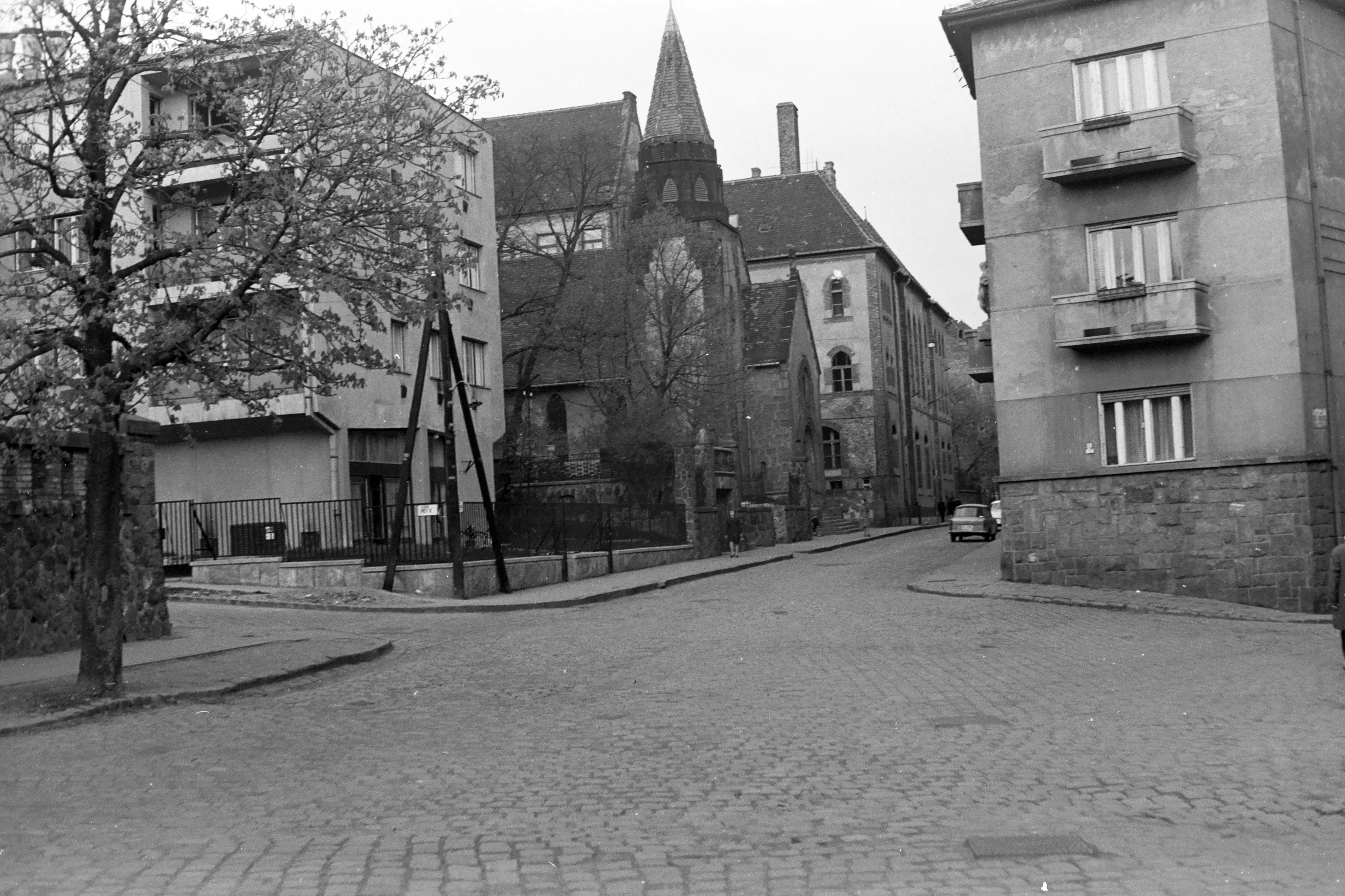 1973, Keleti Károly utca a Rét utcánál, Rózsadomb