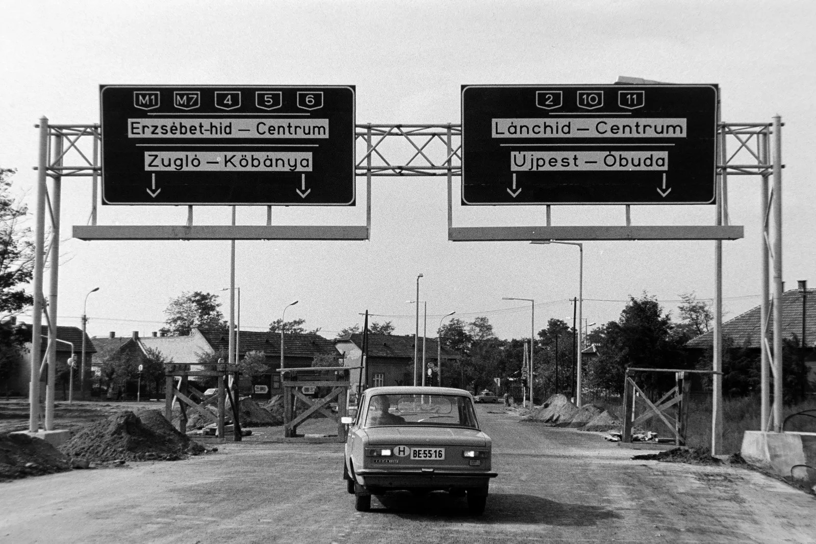 1978, az M3-as autópálya lehajtójának építése, Rákospalota