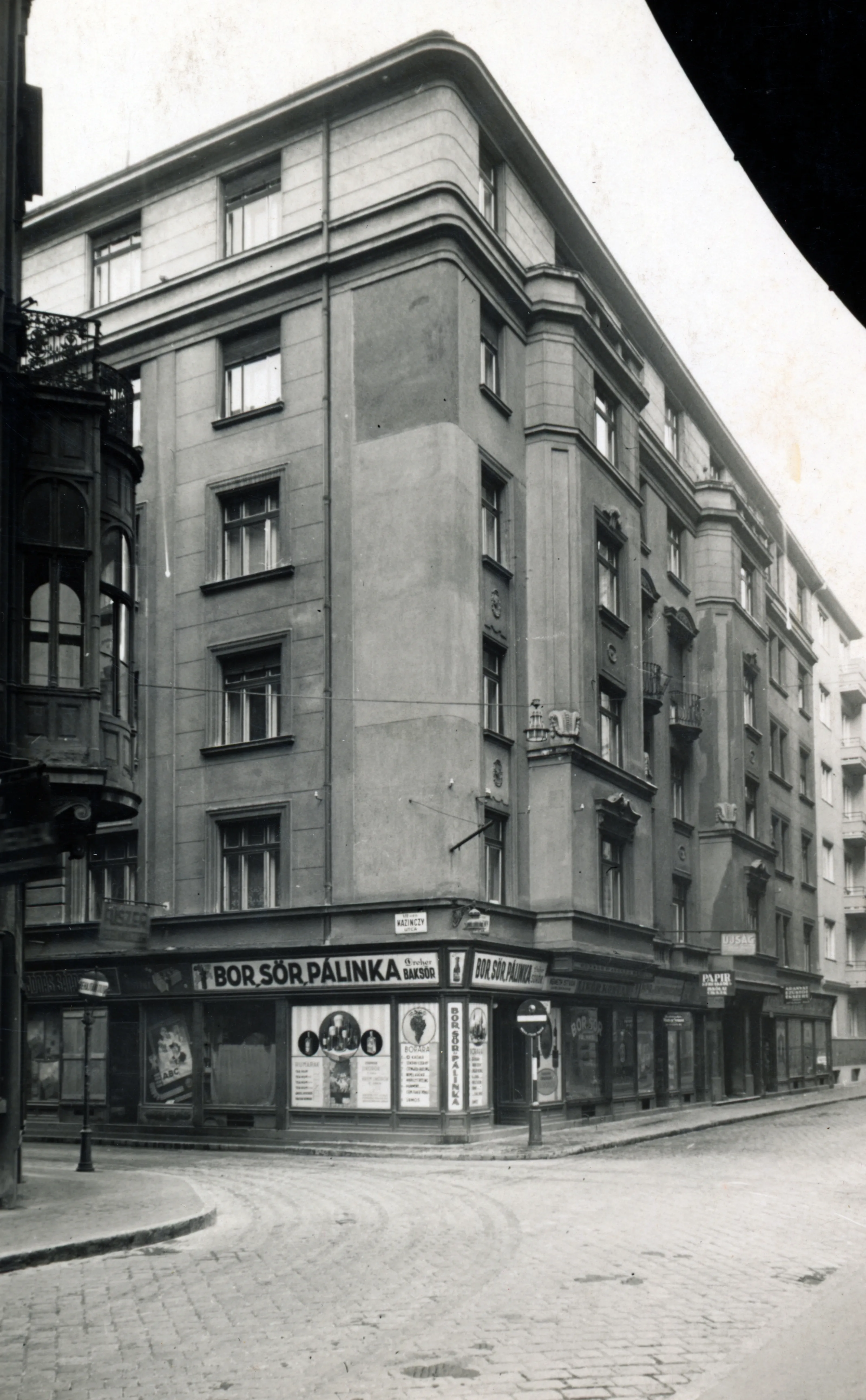 1933, Dohány utca a Kazinczy utcánál, Erzsébetváros