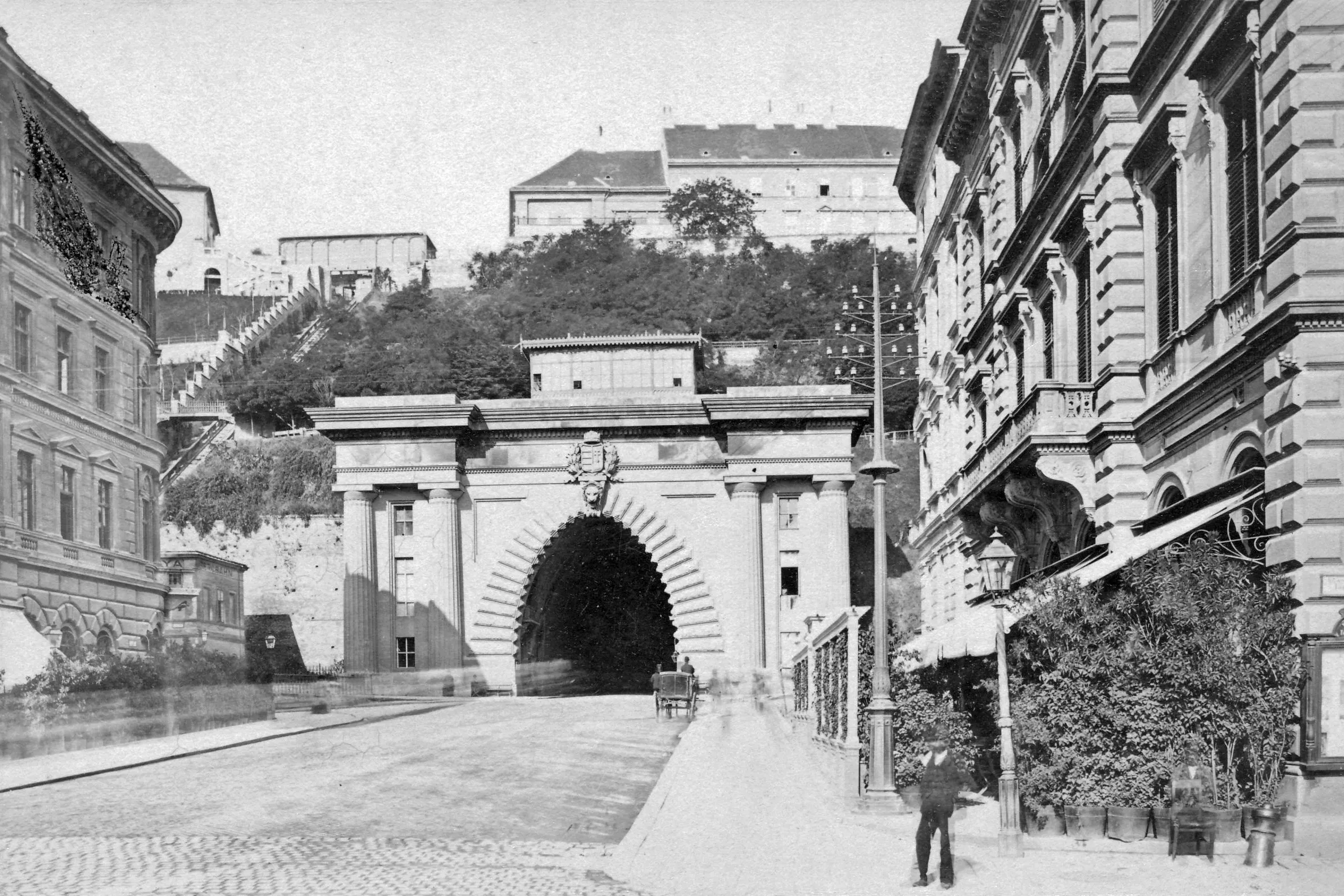 1900, Lánchíd (Clark Ádám) tér, Víziváros
