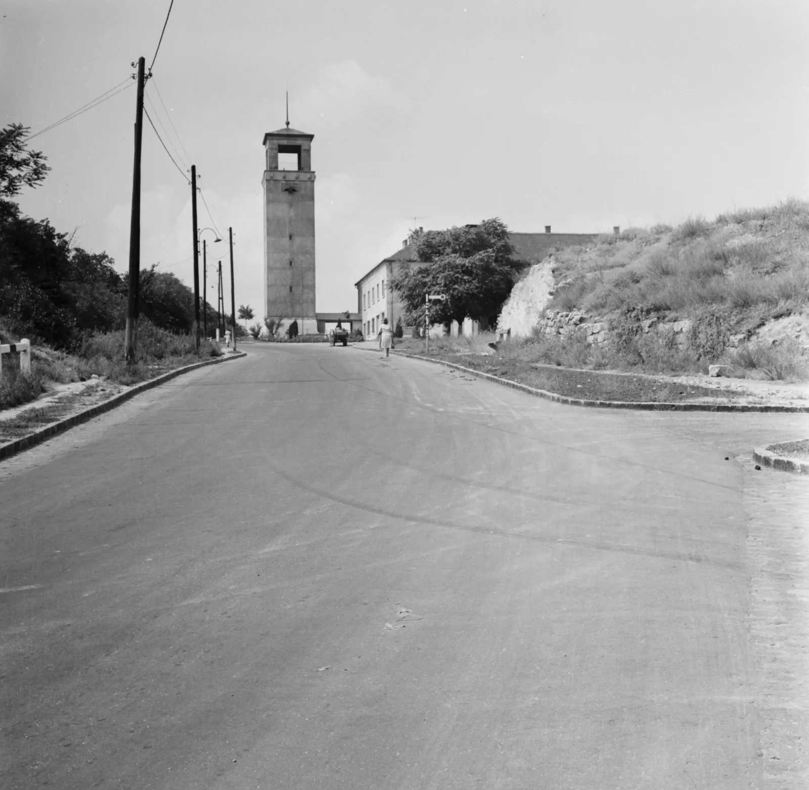 1963, Jókai Mór utca a Dézsmaház utcánál, Budatétény