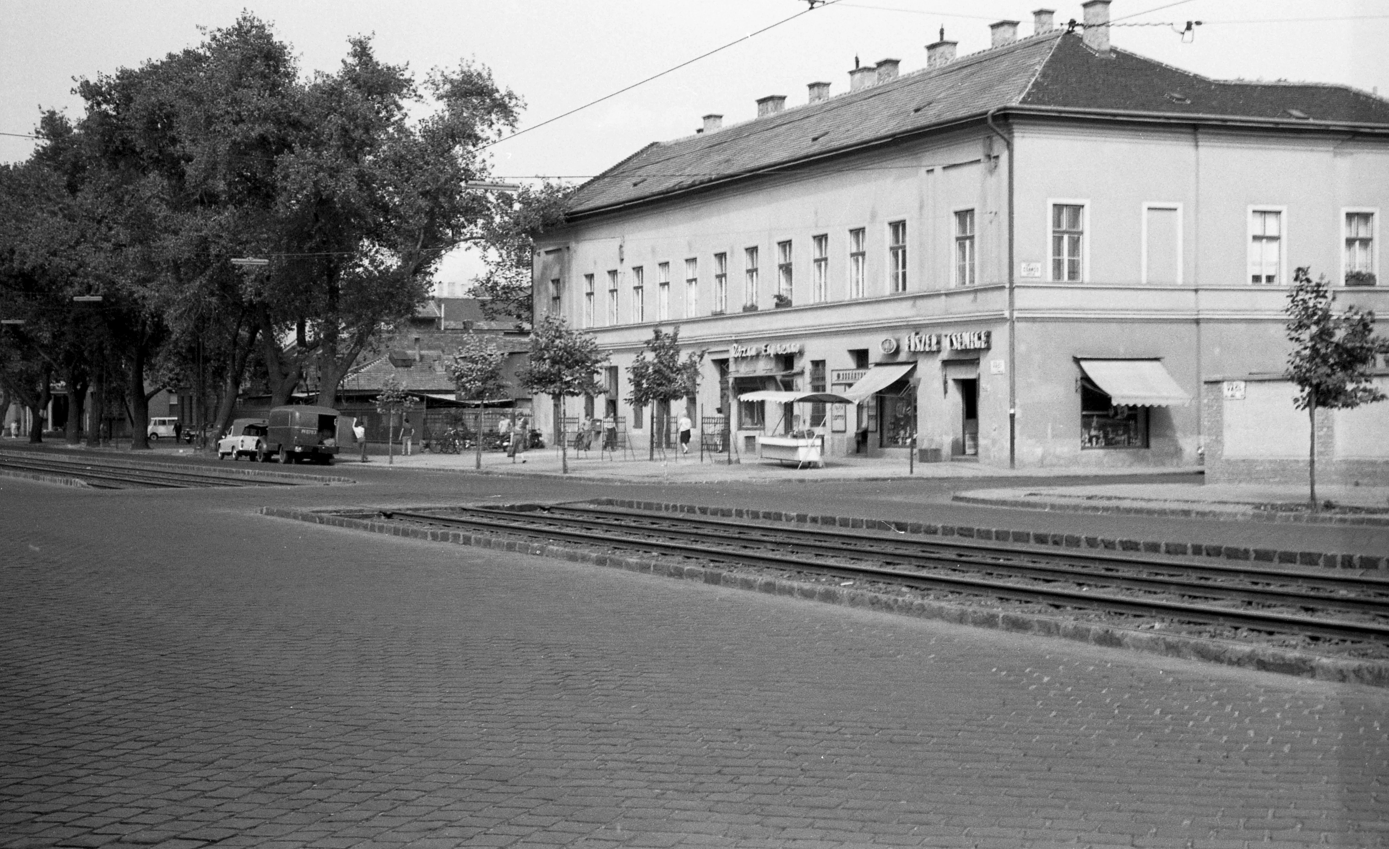 1963, Váci út Csángó utca felé nézve, Angyalfold