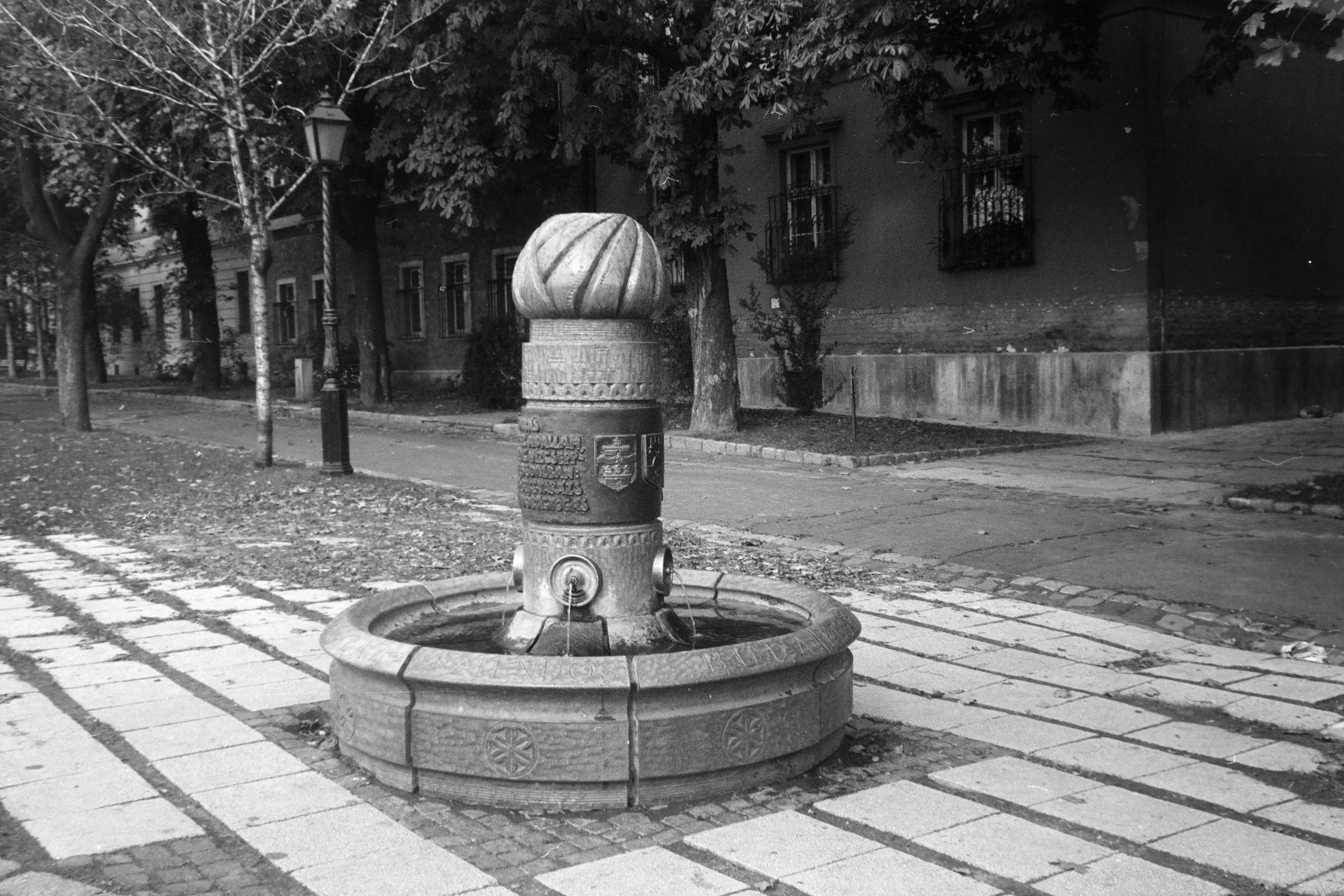 1980, Tóth Árpád sétány a Móra Ferenc utcánál, Vár