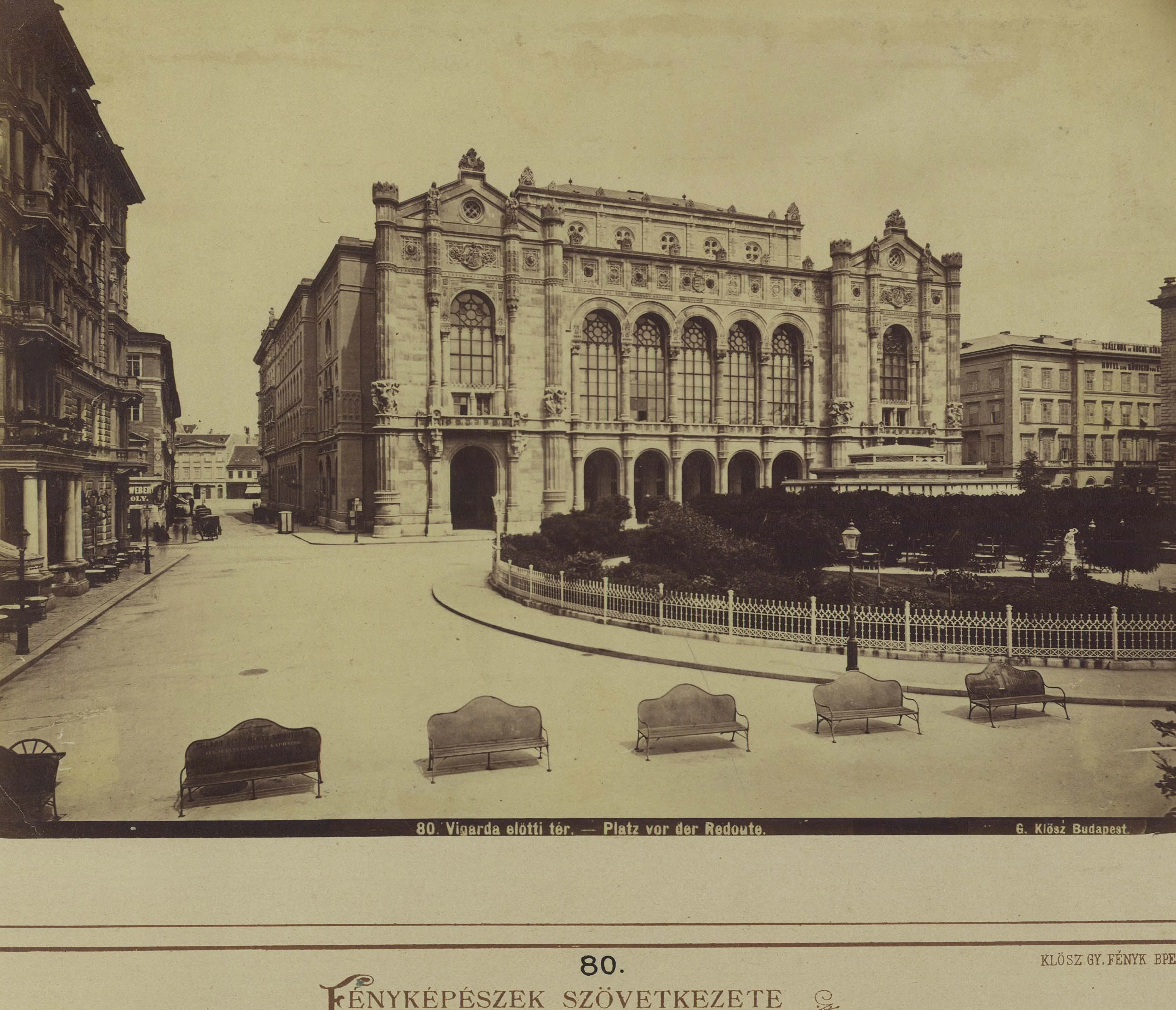 1877 táján, Vigarda előtti (Vigadó) tér, Lipótváros
