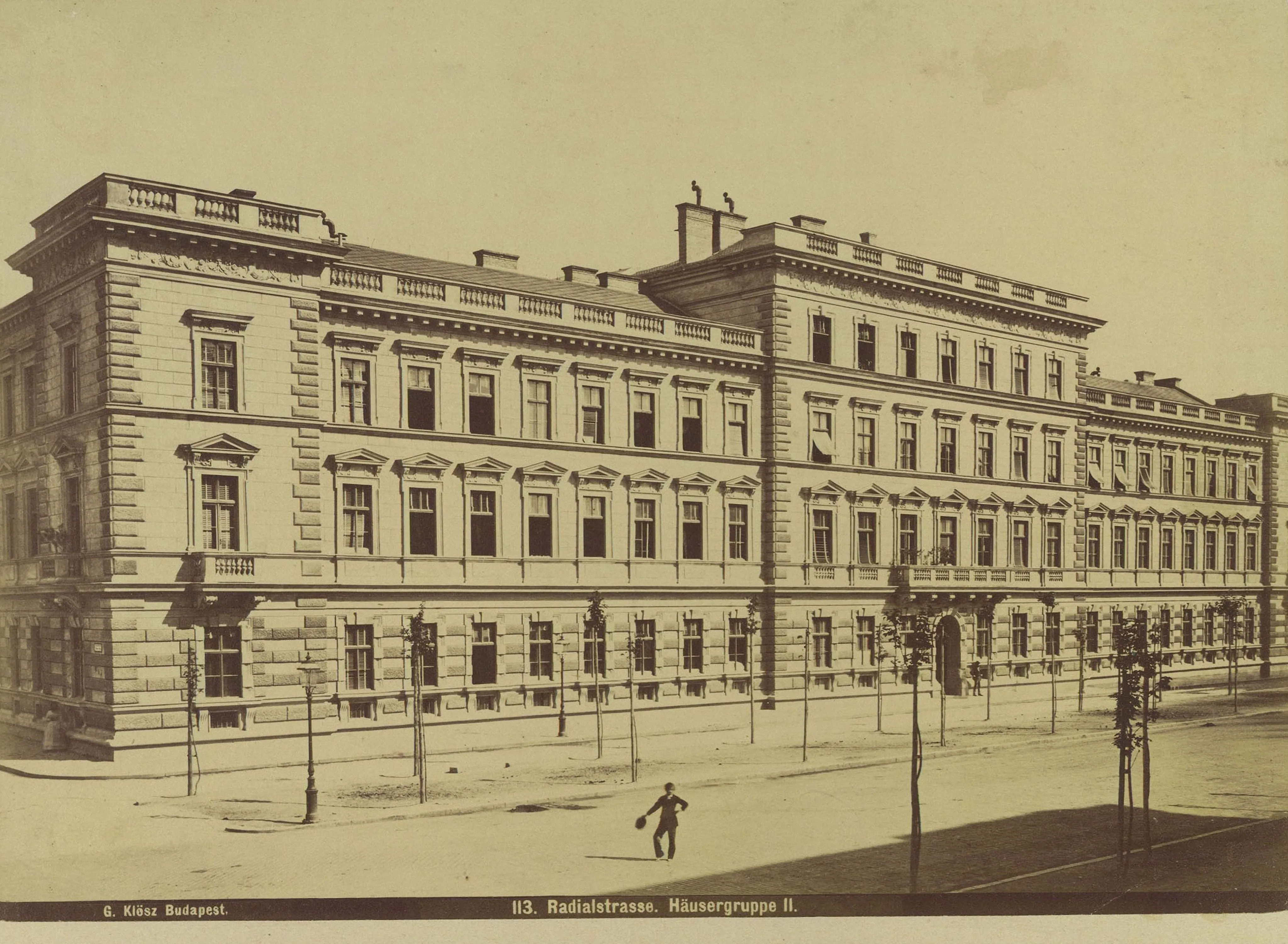 1878 körül Sugár (Andrássy) út, Terézváros