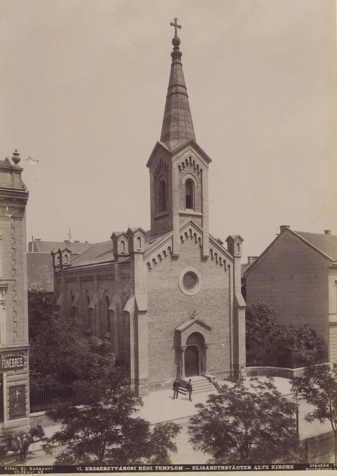 1894 táján, Szegényház tér (Rózsák tere),