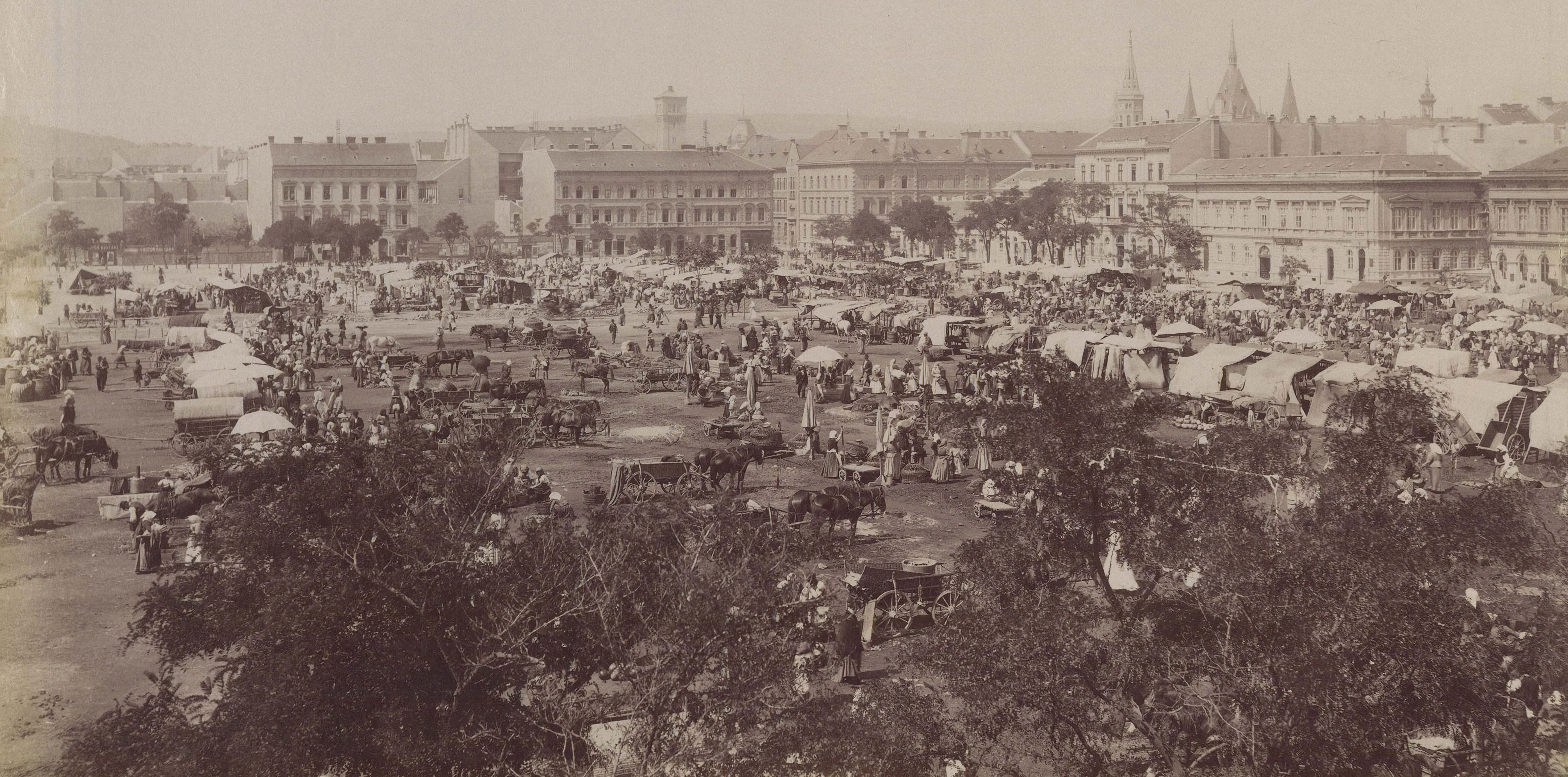 1890-es évek, Új vásártér (II. János Pál pápa tér), Józsefváros