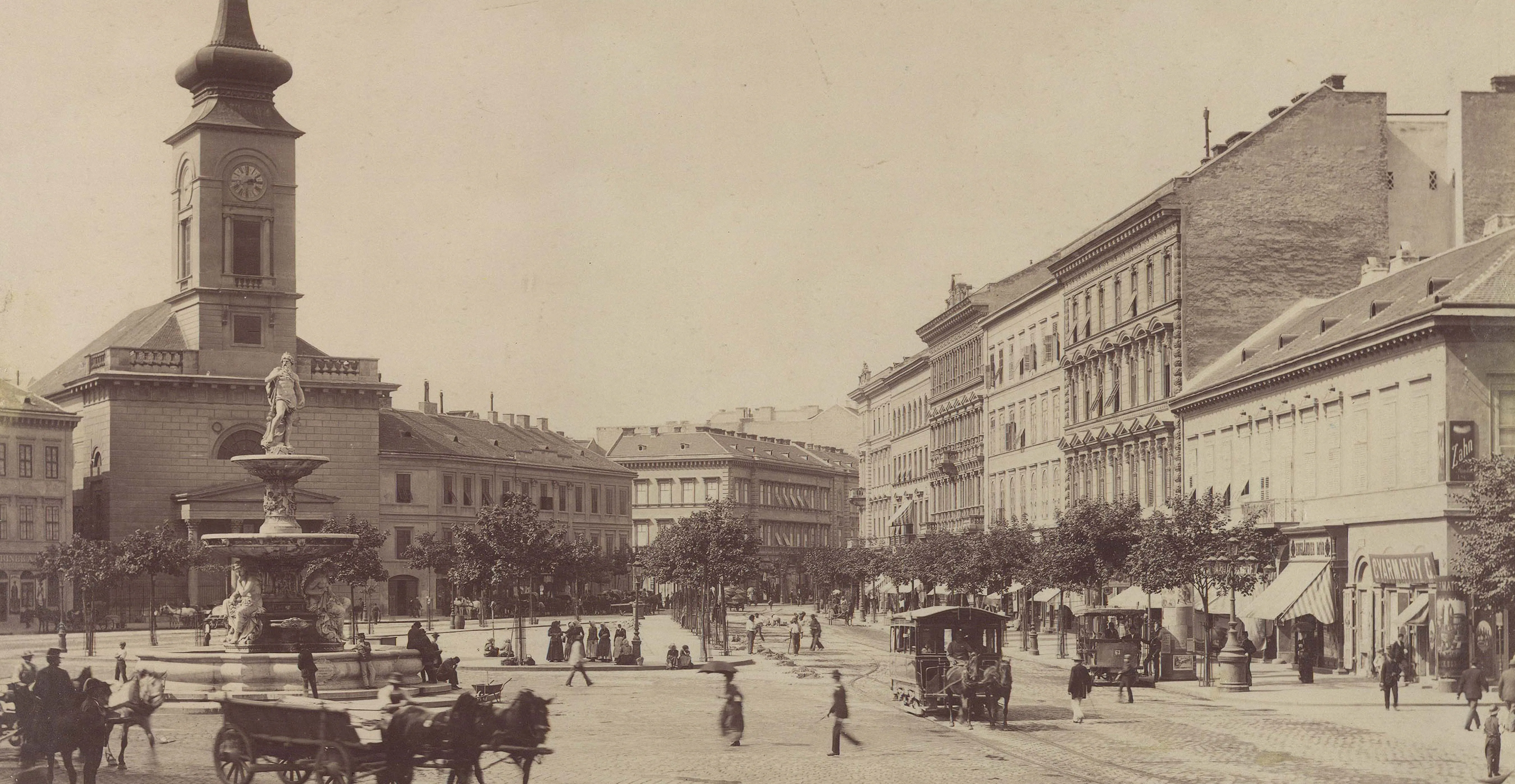 1890-es évek, Calvin (Kálvin tér), Ferencváros, Belváros