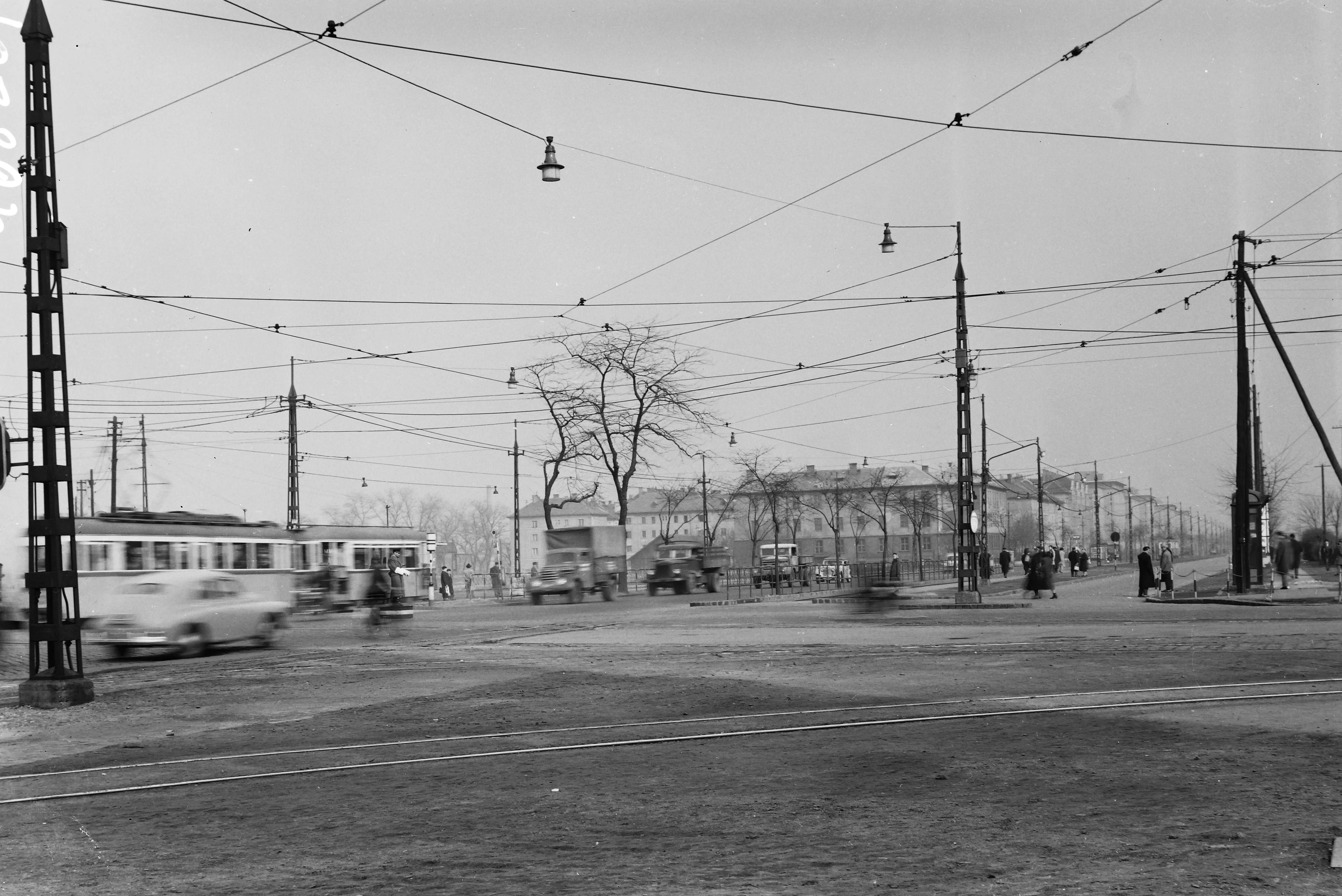 1963, Üllői út az Ecseri útnál, Kőbánya, Gyárdűlő, József Attila lakótelep