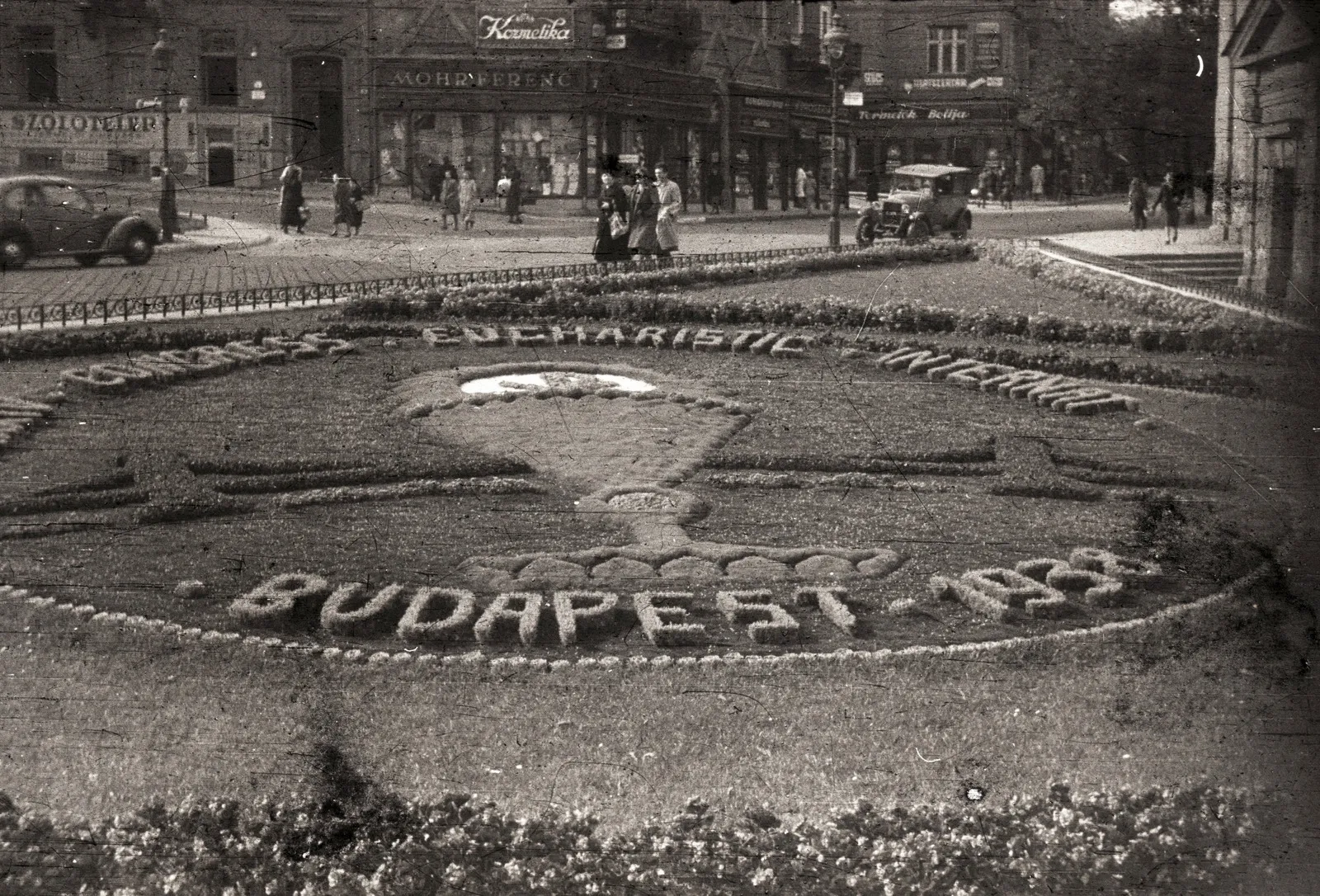 1938, Krisztina tér a Mészáros utca felé nézve, Krisztinaváros