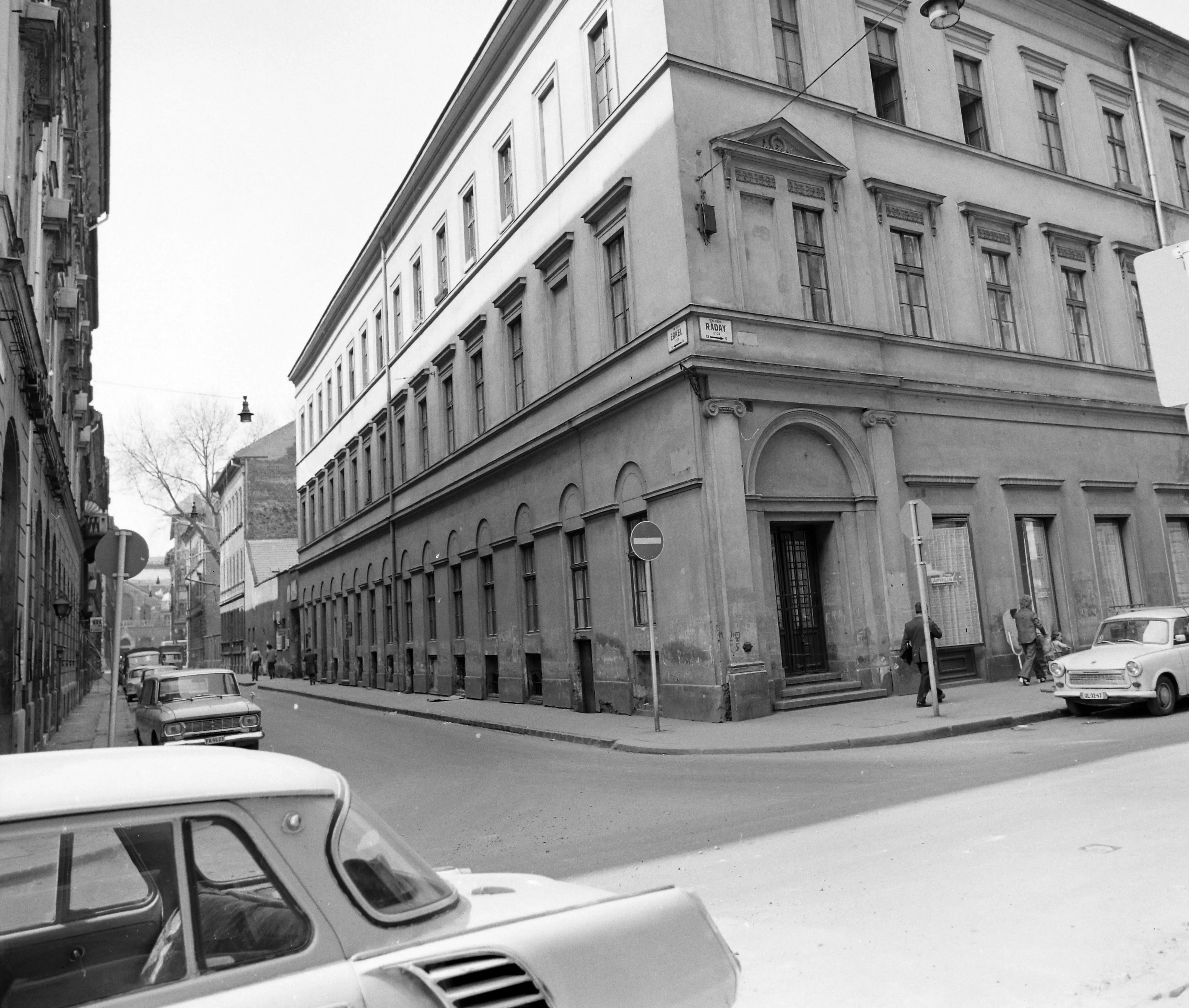 1976, Erkel utca a Ráday utca felől, Ferencváros