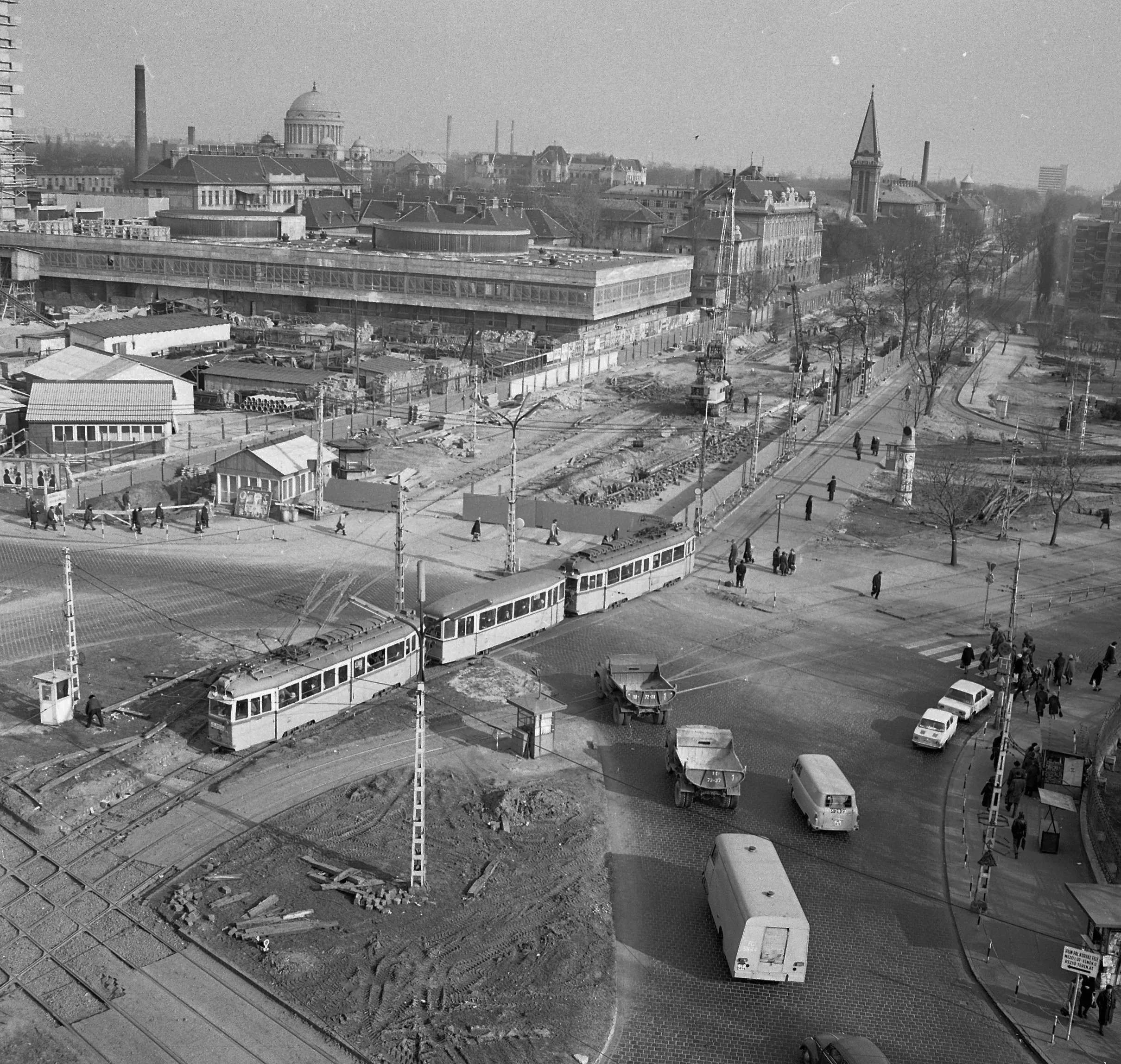 1973, Nagyvárad tér, Józsefváros, Tisztviselőtelep  és Ferencváros