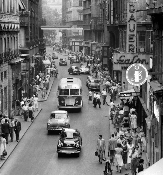 1960-as évek, Váci utca, Belváros