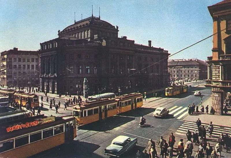 1963, Blaha Lujza tér, Józsefváros, Palotanegyed, Erzsébetváros